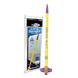 A Estes Long Ranger full scale model rocket shown next to its retail packaging on a plain white background.