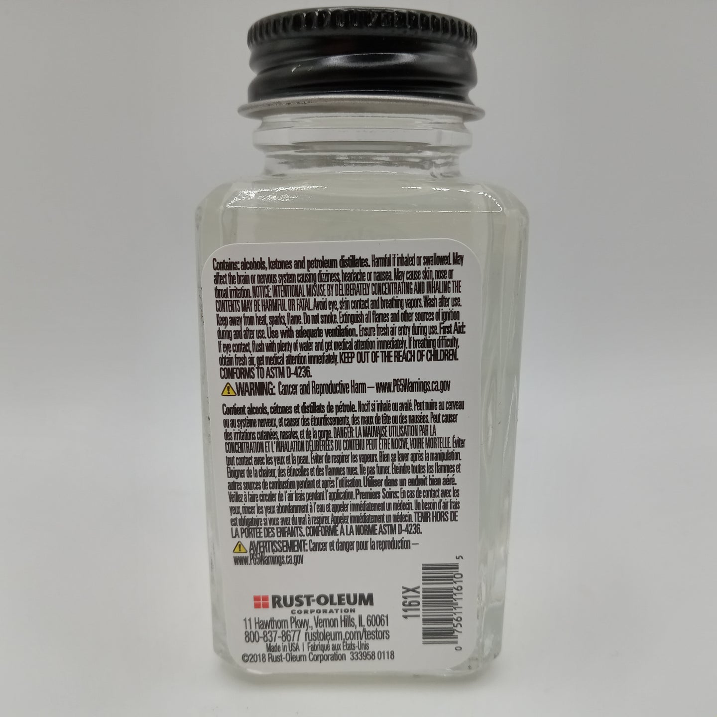 1161x testors glosscote top coat finish bottle