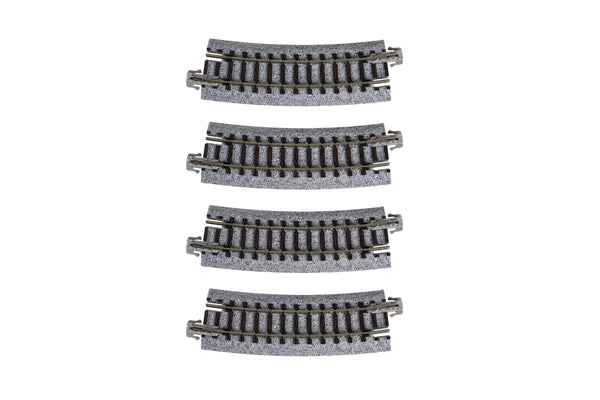 KAT20-111 Kato Unitrack N-Scale N R282-15 curved Track (4 each) (11-15d)