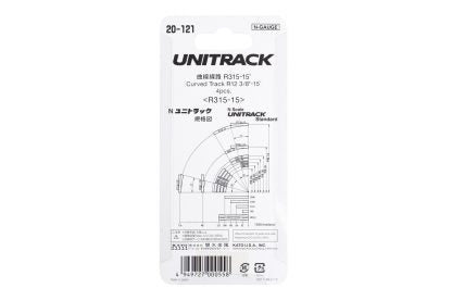 KAT20-121 Kato N-Scale Unitrack N R315-15 Curved Track (4 each) (12 3/8-15d)