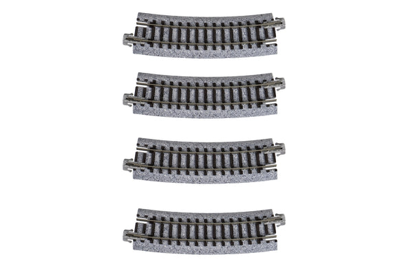 KAT20-121 Kato N-Scale Unitrack N R315-15 Curved Track (4 each) (12 3/8-15d)