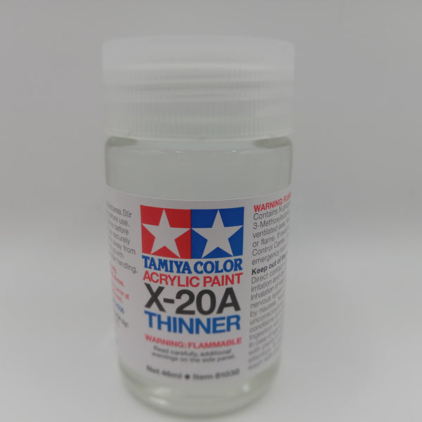 TAM81030 Tamiya X-20A Acrylic Paint Thinner (46mL Bottle)