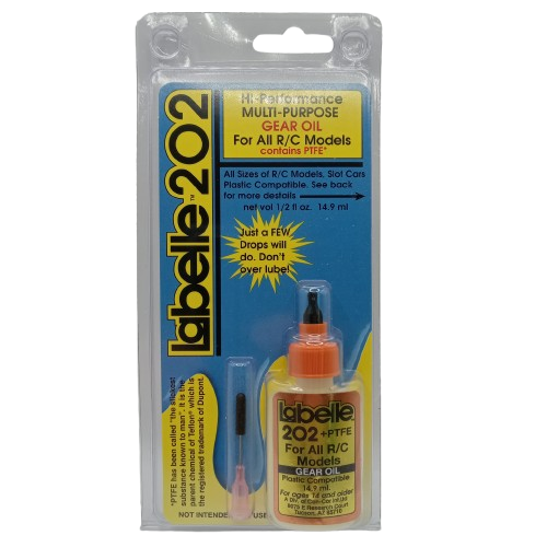 Labelle 202 HI-Performance Multi-Purpose Gear Oil For all R/C Models - contains PTFE - USA Made