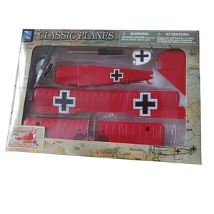 Fokker DR.1 Triplane- Plastic Model Kit-No glue required.