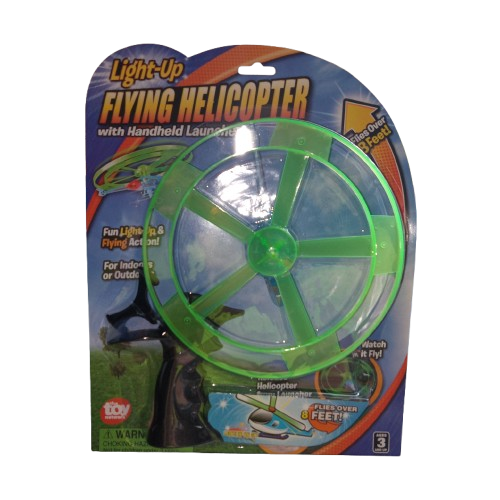 Light Up Ripcord Helicopter Assorted 6"