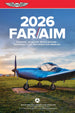 Book cover of 2026 FAR/AIM with a blue airplane on a grassy field