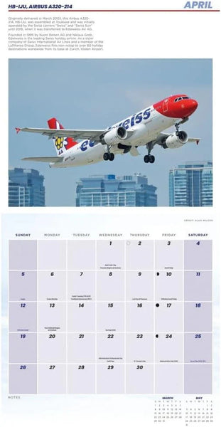 Commercial Aircraft - 2026 Wall Calendar