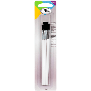 281178 Testors Economy Flat Brushes - 3PK.