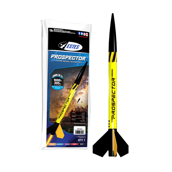 003240 Estes Prospector Flying Model Rocket Kit.