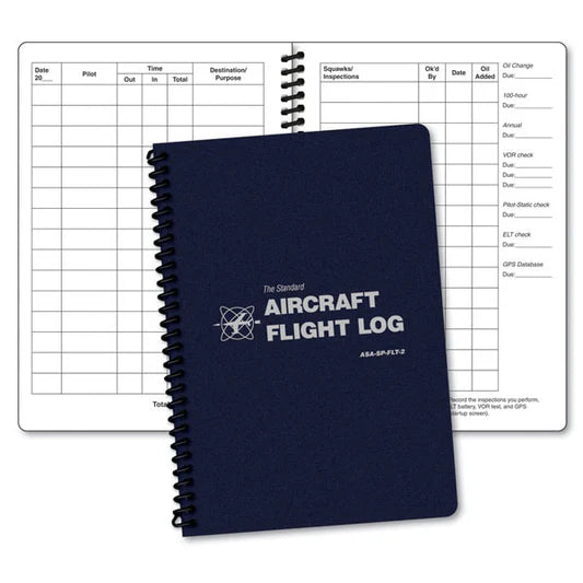 pilot flight log book