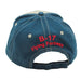 A blue embroidered hat with 'B-17 Flying Fortress' text on the back.