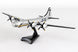 Model of a military aircraft on a white background