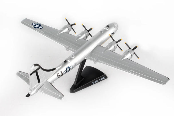 Model airplane on a white background