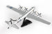Model airplane on a white background