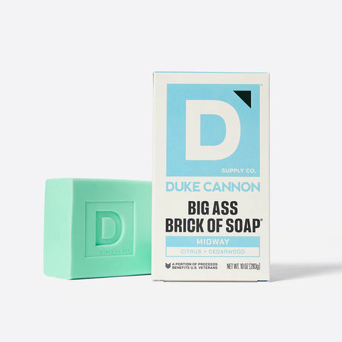 Duke Cannon Big Ass Brick of Soap Midway - Citrus + Cedarwood.