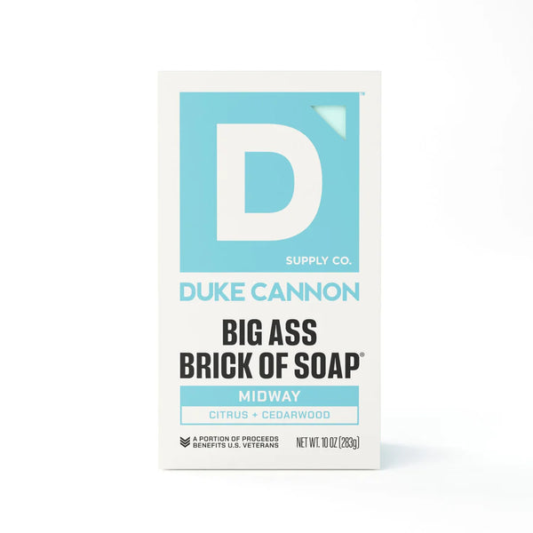 Duke Cannon Big Ass Brick of Soap Midway - Citrus + Cedarwood.