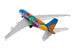 Colorful toy airplane with 'Part of the Magic' text on a white background