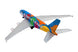 Colorful toy airplane with 'Part of the Magic' text on a white background