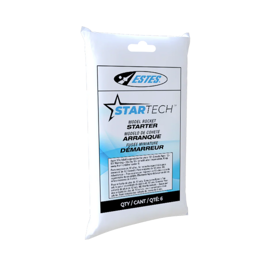 Estes StarTech starter packet on a white background