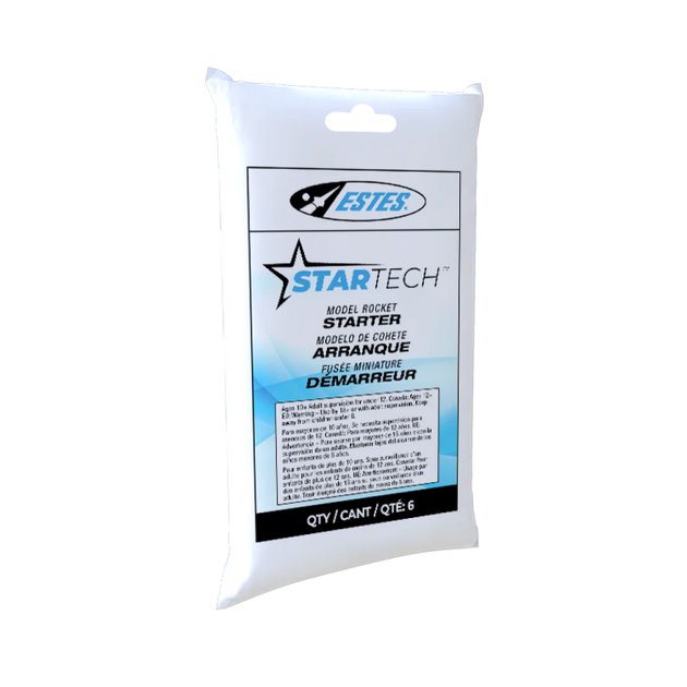 Estes StarTech starter packet on a white background