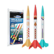 Estes Trailblazer Trio rocket set with packaging on a white background