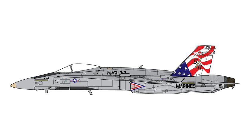 geminijets f/a-18c hornet metal diecast military airplane model