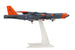 usaf B-52 diecast airplane model with orange paint