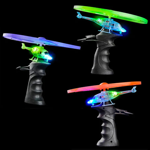 Light Up Ripcord Helicopter Assorted 6"