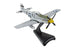 Model of a P-51 Mustang airplane on a white background