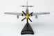 Model of a P-51D Mustang airplane on a white background