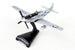 P-51 mustang Model airplane on a stand with a white background