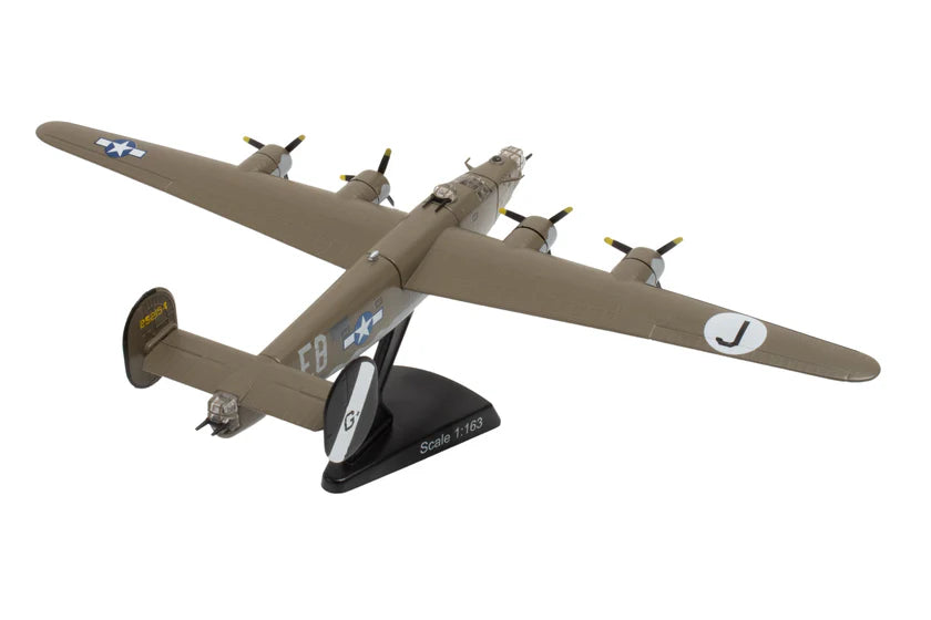 b-24 Model of a military airplane on a white background