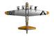 Model of a World War II bomber airplane on a white background