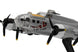 B-17 Model airplane with propellers on a white background