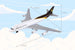 daron 747 ups airplane model toy