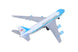 Model airplane with 'United States of America' text on a white background