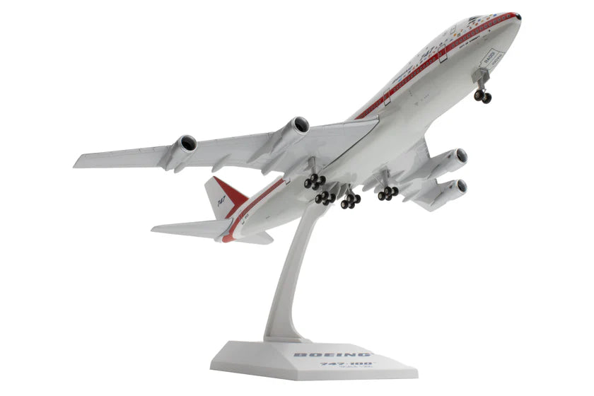 Model airplane on a white background