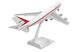 Model airplane on a white background