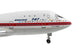 Model of a Boeing 747 airplane on a white background