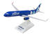 Model airplane of a JetBlue aircraft on a white background