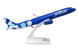Model airplane with 'jetBlue' branding on a white background
