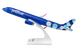 Model airplane with JetBlue branding on a white background