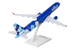 Model airplane with JetBlue branding on a white background