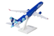 Model airplane with JetBlue branding on a white background