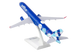 Model airplane with JetBlue branding on a white background