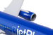 Close-up of a jetBlue airplane with a focus on the logo.