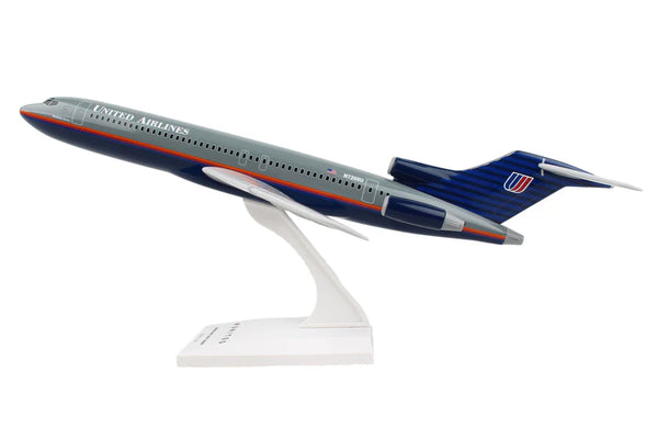boeing 727 Model airplane of United Airlines on a white background