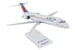 Model airplane of a Delta Airlines aircraft on a white background