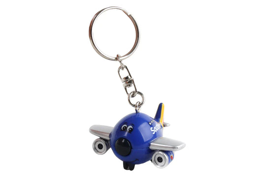 Southwest airplane keychain with lights and sounds 