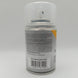 Spray paint can with label on a gray background
